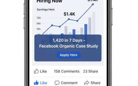 📘 Case Study: $1,420 in 7 Days with Facebook Organic Traffic – DreamAff Affiliate Success