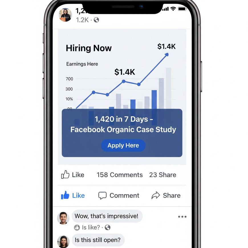 ๐ Case Study: $1,420 in 7 Days with Facebook Organic Traffic โ DreamAff Affiliate Success