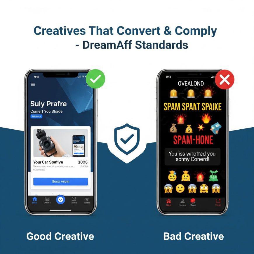 🛡️ Why Creative Quality Matters in CPA Marketing – DreamAff’s Compliance-First Approach