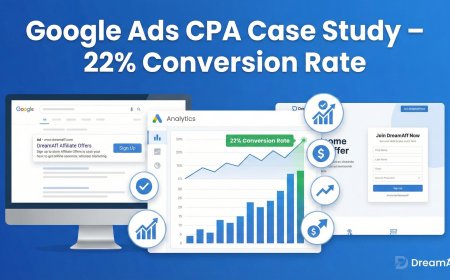 Google Ads CPA Case Study: How a DreamAff Affiliate Achieved a 22% Conversion Rate with High-Intent Search Traffic
